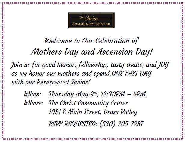 Mothers Day Ascension Day Celebration, May 9, 2024